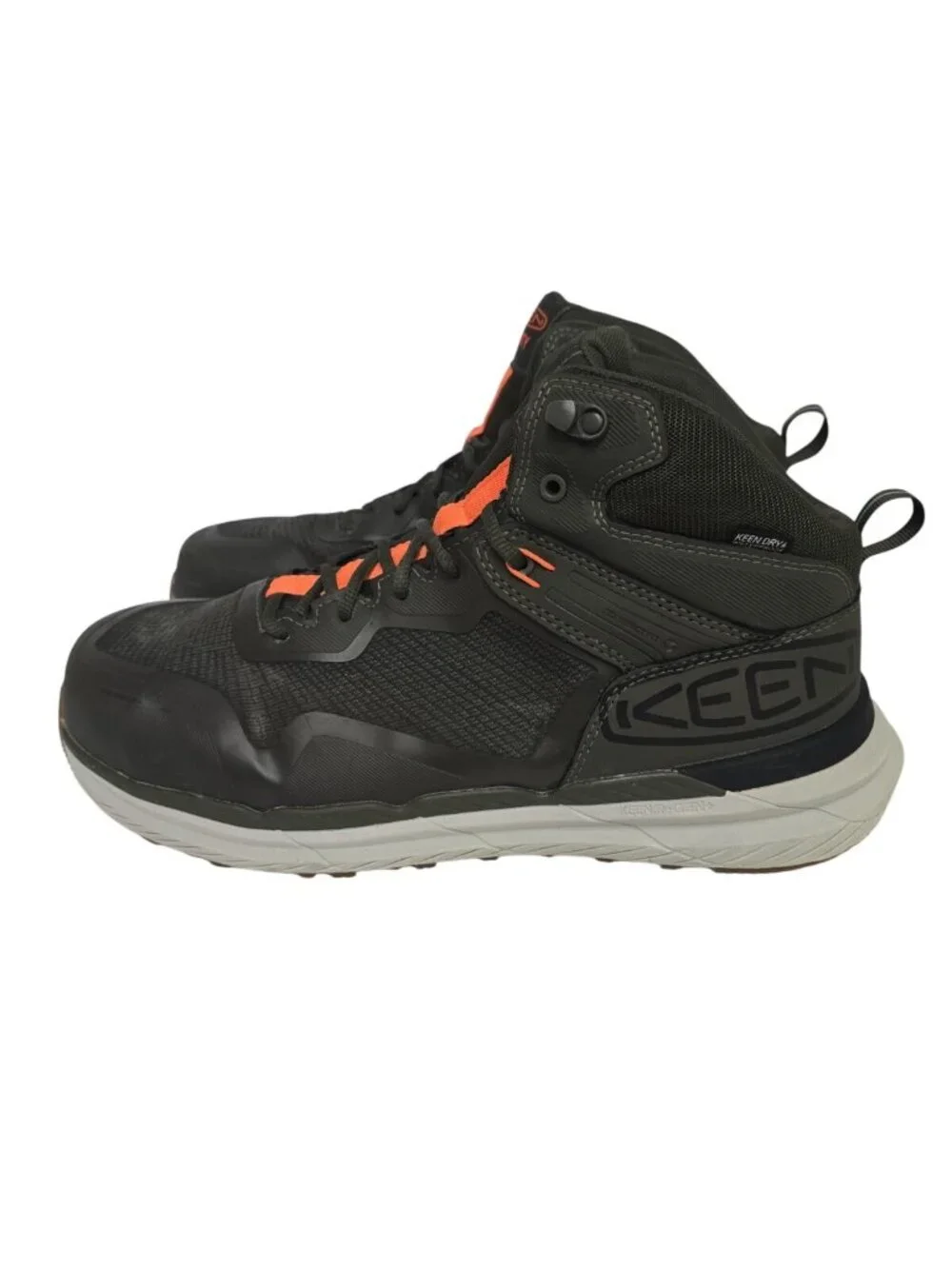 KEEN Men's Synchro Composite Toe Mid Waterproof 1030644 Hiker Boot Green 13D